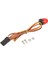 Rc Araba Alarm Işığı 5 Işık Modu Yüksek Simülasyon Yuvarlak Kompakt 10X15MM LED Uyarı Işığı 1/10 Rc Araba Kırmızı (Yurt Dışından) 2