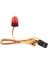 Rc Araba Alarm Işığı 5 Işık Modu Yüksek Simülasyon Yuvarlak Kompakt 10X15MM LED Uyarı Işığı 1/10 Rc Araba Kırmızı (Yurt Dışından) 4
