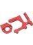 Rc Motor Montajı Yüksek Sertlik Alüminyum Alaşımlı Cnc Işleme Rc Motor Montajı Tabanı Arrma 1/7 1/8 Serisi Rc Arabalar Kırmızı (Yurt Dışından) 3