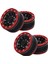 4 Adet 1.9 In Rc Jantlar Alaşım Cnc Işleme 1/10 Rc Beadlock Tekerlek Göbeği Parça Eksenel SCX10 90046 Axı 03007 Mst (Yurt Dışından) 3