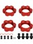 4 Adet 17MM Tekerlek Hex Hub Adaptörü Yedek Alüminyum Alaşım Jant Hex Sürücü Uzatma Adaptörü Traxxas 1/10 Rc Arabalar Kırmızı (Yurt Dışından) 1