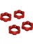 4 Adet 17MM Tekerlek Hex Hub Adaptörü Yedek Alüminyum Alaşım Jant Hex Sürücü Uzatma Adaptörü Traxxas 1/10 Rc Arabalar Kırmızı (Yurt Dışından) 5