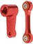 25T Servo Direksiyon Kolu Çekme Çubuğu Profesyonel Alüminyum Alaşımlı Rc Servo Kol Çekme Çubuğu Arrma 1/7 1/8 Rc Araba Kırmızı (Yurt Dışından) 2