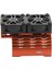 36MM Rc Motor Fan Soğutma Isı Emici 28000RPM 8.4V Çift Fanlı Rc Fırçasız Motor Isı Emici Kapağı 540 550 Motor Turuncu (Yurt Dışından) 5