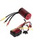 Rc Fırçasız Motor Esc Seti Su Geçirmez Programlanabilir Motor Hız Kontrol Seti Traxxas 1/12 Arabalar 3700KV (Yurt Dışından) 3