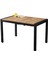 Tuğra Diş Budak Desen Ayaktan Açılır 120X75 Masa (Açılımış Ölçüsü 180X75) 1