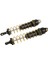 Rc Amortisör Yağ Basıncı Ayarlanabilir Rc Amortisör Seti Yaylı Eksenel SCX10 90046 AXI03007 1/10 Rc Paletli Araba 115MM Siyah (Yurt Dışından) 3