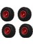 4 Adet Rc Lastik ve Tekerlek Seti Alüminyum Alaşımlı Jantlar Göbek Ka Lastikler Axial SCX24 1/24 Rc Araba Için (Yurt Dışından) 2