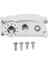 Şanzıman Transfer Kutusu 313MM Dingil Mesafesi 2 Hızlı Cnc Işlenmiş Eloksallı Alüminyum Alaşımlı Rc Parçaları SCX10 1/10 Rc Araba Gümüş (Yurt Dışından) 1
