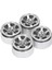 4 Adet 1.9 Inç Rc Beadlock Tekerlek Göbekleri Alüminyum Alaşımlı Cnc Rc Tekerlek Jantları Hub Değiştirme Eksenel SCX10 Için Hsp Gümüş (Yurt Dışından) 1