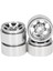 4 Adet 1.9 Inç Rc Beadlock Tekerlek Göbekleri Alüminyum Alaşımlı Cnc Rc Tekerlek Jantları Hub Değiştirme Eksenel SCX10 Için Hsp Gümüş (Yurt Dışından) 2
