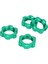 4 Adet 17MM Tekerlek Hex Hub Adaptörü Yedek Alüminyum Alaşım Jant Hex Sürücü Uzatma Adaptörü Traxxas 1/10 Rc Arabalar Yeşil (Yurt Dışından) 4