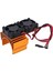 Esc Soğutma Fanı ve Motor Çift Fan Seti Alüminyum Plastik Fan Seti Slash 4x4 Stampede 4x4 Rustler 4x4 Hoss 4x4 Velineon Vxl 3s 5V Altın (Yurt Dışından) 5