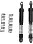 Büyük Çaplı Amortisör Yağ Damperi Rc Amortisör Seti Rc Damperler SCX10 1/10 Rc Paletli Araba 105MM Alüminyum Alaşım Siyah (Yurt Dışından) 1
