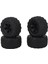 4 Adet Rc Jant Lastik Üstün Kullanım Gelişmiş Kontrol Aşınmaya Dalı Lastik Lastik Wltoys 144010 (Yurt Dışından) 2