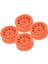 1.9 Inç Jantlar Rc Beadlock Tekerlekler Jantlar Eksenel SCX10 Traxxas 1/10 Rc Paletli Arabalar Turuncu (Yurt Dışından) 4