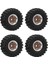 1.0 Beadlock Jant Lastikler 6 Delik Alüminyum Alaşım Rc Beadlock Tekerlek Göbeği 1/24 Rc Paletli Araba Bronz (Yurt Dışından) 2