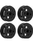 4 Adet 1.9 In Jantlar Karbon Fiber Rc Beadlock Tekerlekler Jantlar Eksenel SCX10 1/10 Rc Paletli Için Gen8 Için Gelande Iı Bulucu 2 Yuvarlak Delik Tarzı (Yurt Dışından) 4