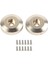 2 Adet Pirinç Tekerlek Ağırlıkları 1.9 2.2 In Rc Paletli Araba Hex Hub Adaptörü Modeli Yükseltme Parçaları 9mm (Yurt Dışından) 1