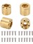 4 Adet Pirinç Tekerlek Hex Hub Adaptörü Rc Araba Paletli Genişletmek Adaptörü Için 1/10 Rc Paletli 1.9 2.2 In Vp Tekerlekler Jantlar 18.4 mm Kalınlığı (Yurt Dışından) 2