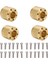 4 Adet Pirinç Tekerlek Hex Hub Adaptörü Rc Araba Paletli Genişletmek Adaptörü Için 1/10 Rc Paletli 1.9 2.2 In Vp Tekerlekler Jantlar 18.4 mm Kalınlığı (Yurt Dışından) 5