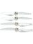 2 Pairs Drone Pervaneler Hafif Düşük Gürültü Şeffaf LED Pervane Mini 3 Pro (Yurt Dışından) 3