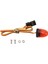 Rc Polis Işığı Yuvarlak Simülasyon Ultra Parlak Rc Araba LED Polis Işığı 13X17MM 1:10 Rc Polis Itfaiye Ambulansı Araba Kırmızı (Yurt Dışından) 1