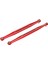 2 Adet Ayak Bağlantıları Ön Alüminyum Alaşım Rc Araba Rot Değiştirme Traxxas 1/6 8s Kırmızı (Yurt Dışından) 2