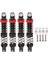 4 Adet Rc Amortisör Alüminyum Alaşımlı Ayarlanabilir Çift Bölümlü Çift Yaylı Rc Araba Amortisörü 1/10 Rc Paletli Araba Için 70MM/2.8IN (Yurt Dışından) 1