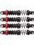 4 Adet Rc Amortisör Alüminyum Alaşımlı Ayarlanabilir Çift Bölümlü Çift Yaylı Rc Araba Amortisörü 1/10 Rc Paletli Araba Için 70MM/2.8IN (Yurt Dışından) 4