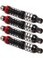 4 Adet Rc Amortisör Alüminyum Alaşımlı Ayarlanabilir Çift Bölümlü Çift Yaylı Rc Araba Amortisörü 1/10 Rc Paletli Araba Için 70MM/2.8IN (Yurt Dışından) 5