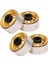 4 Adet Rc Araba Tekerlek Göbeği 1.9 In Damgalı Çelik Tabaka Üçgen 10 Delik 12MM Hex Sürücü Metal Altın Paletli Araba Tekerlek Jantları (Yurt Dışından) 3