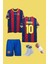 Lionel Messi Barcelona.1 Çocukalt-Üst Takım T-Shrt +Şort+Çorap+Bileklik 3