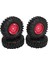 4 Adet Rc Off Road Araç Lastikleri 1.9 Inç Evrensel Ka Rc Tekerlekler ve Lastikler Rc Off Road Araç Tırmanma Araba Kırmızı (Yurt Dışından) 2