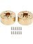 2 Adet Pirinç Tekerlek Ağırlıkları 1.9 2.2 In Rc Paletli Araba Hex Hub Adaptörü Modeli Yükseltme Parçaları 18.5 mm (Yurt Dışından) 1