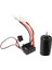 Fırçalı Motor Esc Combo 550 Fırçalı Motor ile 60A Fırçalı Esc Tamiya Için Sürükle Kafa Traktör Kamyon 1/14 Off Road Tırmanma Araba 1/10 55T (Yurt Dışından) 4