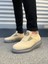 JY161 Hippo Bağcıksız Süet Erkek Günlük Sneaker Ayakkabı Sgt - Bej 2