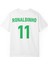Ronaldinho - Efsane Brezilya 11 Numara Oversize T-Shirt Etiole Studio Günlük ve Halısaha Giyim 3