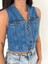Kot Jeans Yelek - Mavi 2