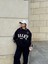Üç Iplik Yakalı Sweat Baggy Pantalonlu Takım - Siyah 4