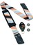 Omuz Yastıklı Gitar ve Ukulele Askısı Ahşap Pena ve Pena Kılıfı Hediyeli Guıtar Strap - Cross Lınes 1