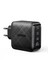 USB C Şarj Cihazı 65 W USB C Güç Kaynağı 4 Port Gan Charger Pd Şarj Cihazı MacBook Pro/air, iPhone 14/14 Pro/14 Pro Max/13 Pro/12, iPad Pro, S23 Ultra, S23+, S23 Vb. ile Uyumlu 1