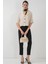 Crop Keten Ceket - M. Krem 2