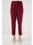 Yüksek Bel Kumaş Pantolon - Bordo 4