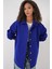Cepli Oversize Gömlek - Saks 4