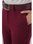 Kemerli Ispanyol Paça Pantolon - Bordo 5