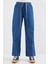 Bol Paça Jeans Pantolon - Koyu Mavi 3