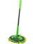 25CM - Oval Makarna Mop Renkli Mikrofiber 180° Hareketli - Uzayan Metal Saplı= 54--90CM (4887) 1
