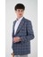 Slimfit Erkek Kruvaze Ceket Sivri Yaka Drop 6 Dokuma Kumaş 3