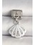 316L Çelik Gümüş Renk Zirkon Taşlı Deniz Kabuğu Model Nomination Charm - TJ-BC1256 1